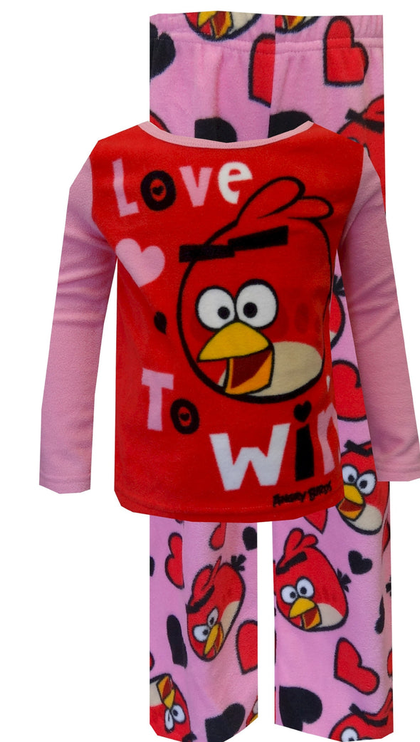 Angry Birds Love To Win Cozy Fleece Pajamas