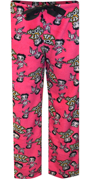 Betty Boop Women's Sleepwear Plush Fleece Lounge Pajama Sleep Pants S to XL