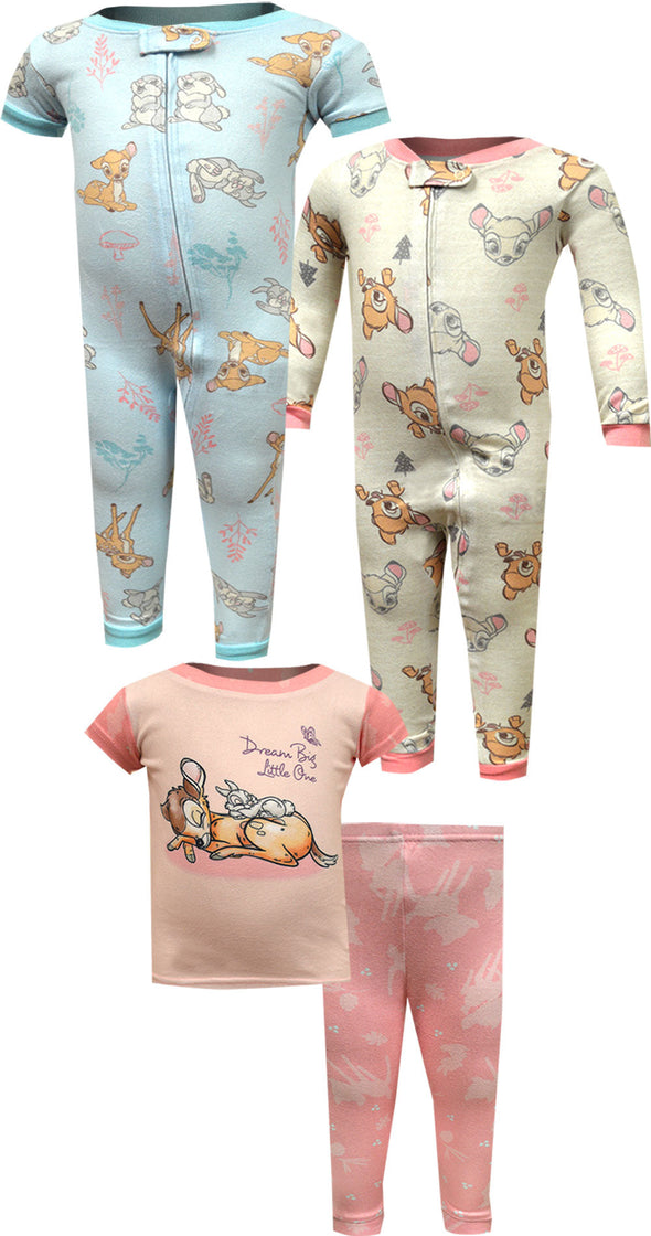Disney Bambi and Thumper 3 Pair Baby Pajama