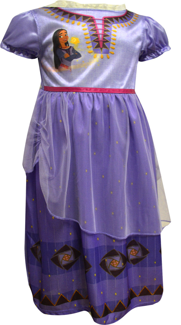Disney Wish Asha Dress Up Like A Princess Toddler Nightgown