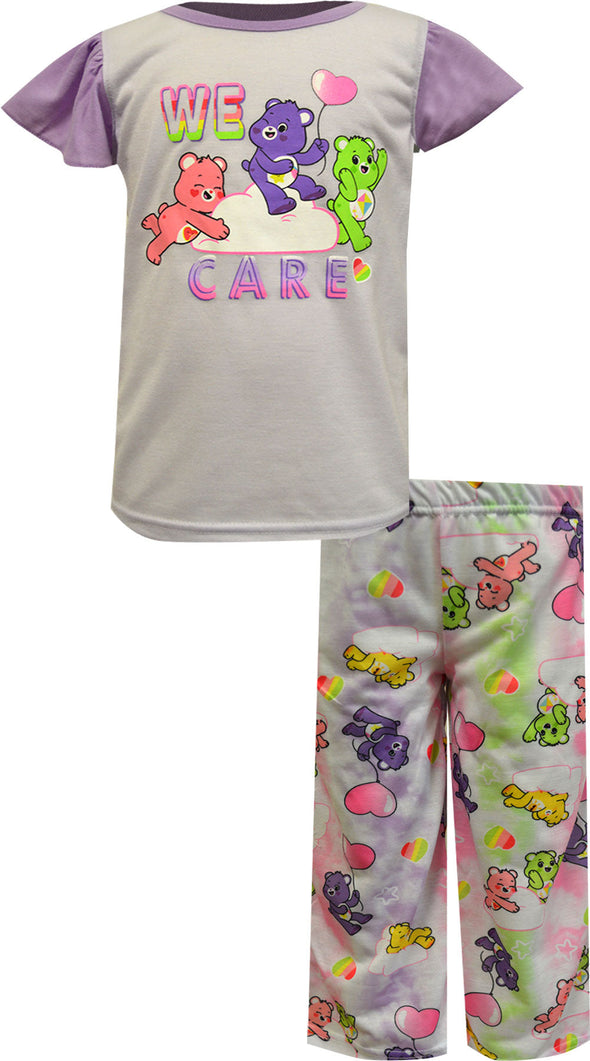 Care Bears We Care Girls Pajamas