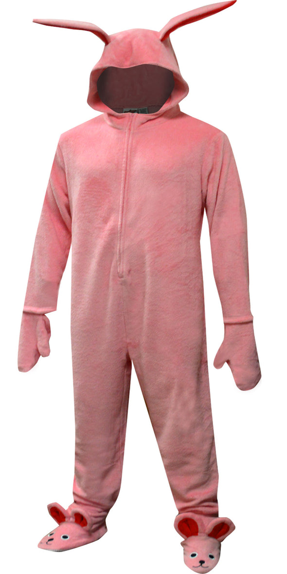 Christmas Story Ralphie Deranged Bunny One Piece Pajama Unisex