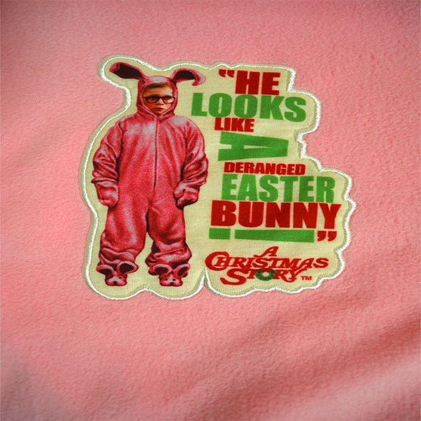 Christmas Story Ralphie Deranged Bunny One Piece Pajama Unisex