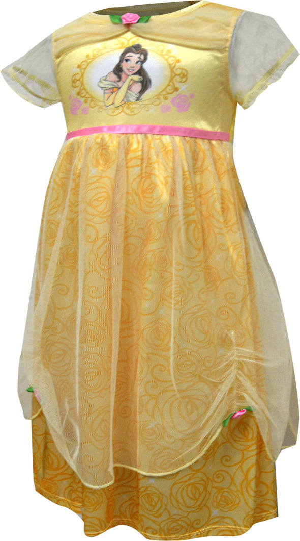 Disney Beauty and the Beast Belle Dress Up Toddler Nightgown