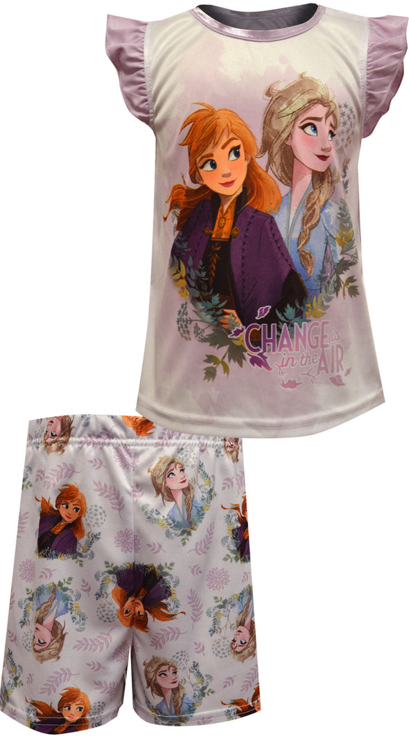 Frozen Elsa and Anna Change is in the Air Toddler Shortie Pajama