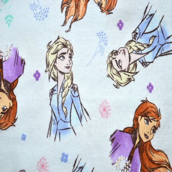 Disney Frozen II Elsa and Anna 4 Piece Cotton Shortie Pajama