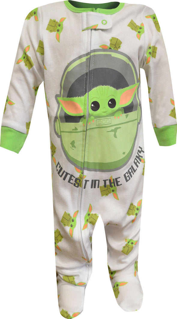 Mandalorian The Child Cutest in the Galaxy Infant Cotton Sleeper
