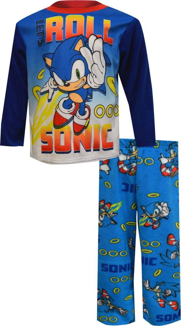 Sonic the Hedgehog Let's Roll Fleece Pajamas