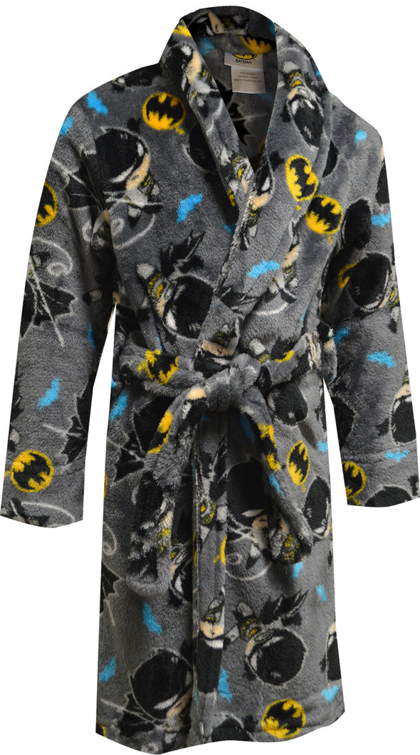 DC Comics Chibi Batman Icons Plush Toddler Robe