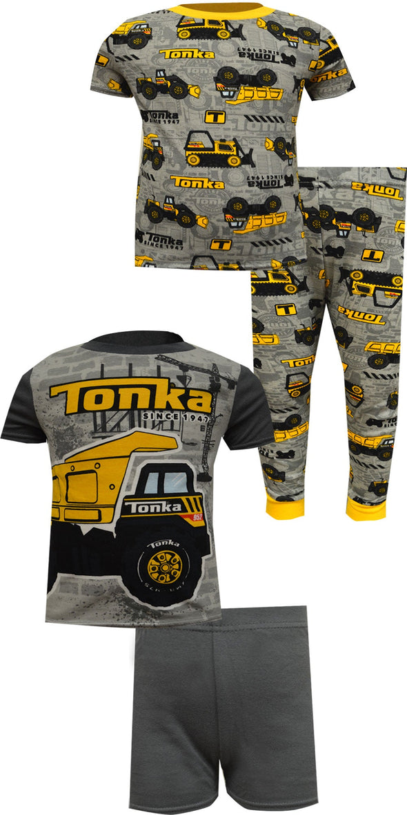 Tonka Truck 4 Pc Cotton Toddler Pajamas