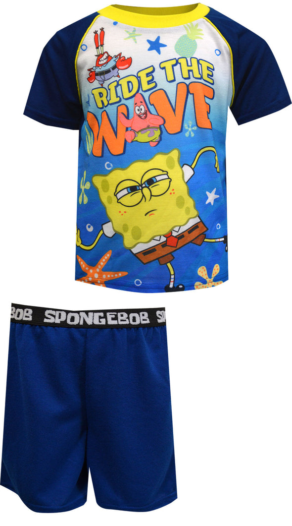 Spongebob Ride the Wave Pajamas