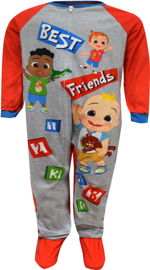 CoComelon Best Friends Toddler Blanket Sleeper One Piece Pajama