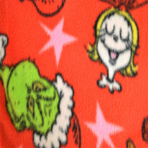Dr. Seuss The Grinch Max and Cindy Lou Fleece Pajamas