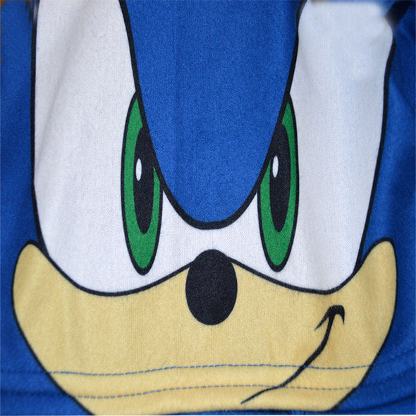 Sonic the Hedgehog Blue One Piece Blanket Sleeper