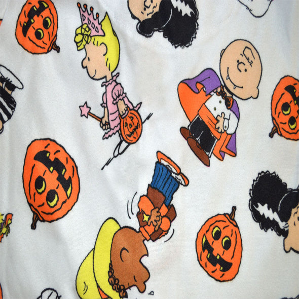 Peanuts Gang Great Pumpkin Charlie Brown Halloween Traditional Pajama