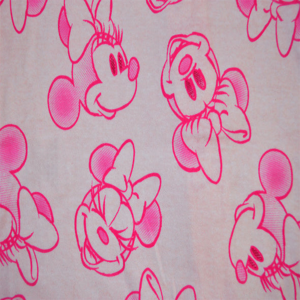 Disney Baby Minnie Mouse Pink Cotton Infant One Piece Sleeper