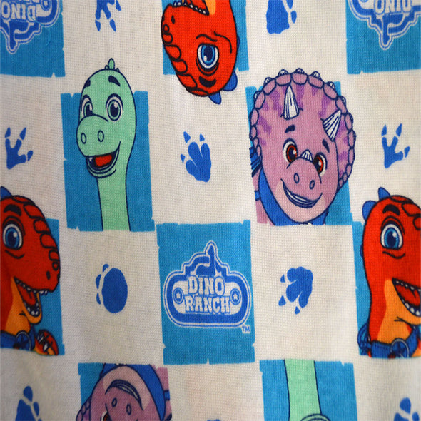 Dino Ranch Cotton 4 piece Toddler Pajamas