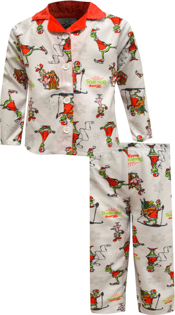 Dr. Seuss The Grinch Merry Christmas Toddler Traditional Pajamas