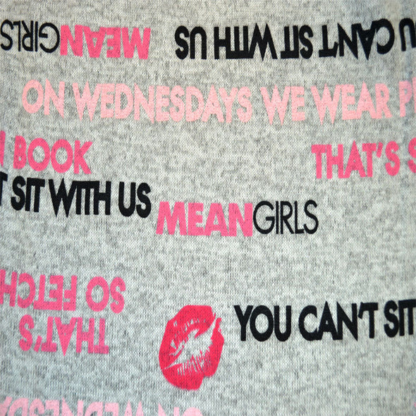 Mean Girls Movie Phrases Jogger Style Lounge Pants