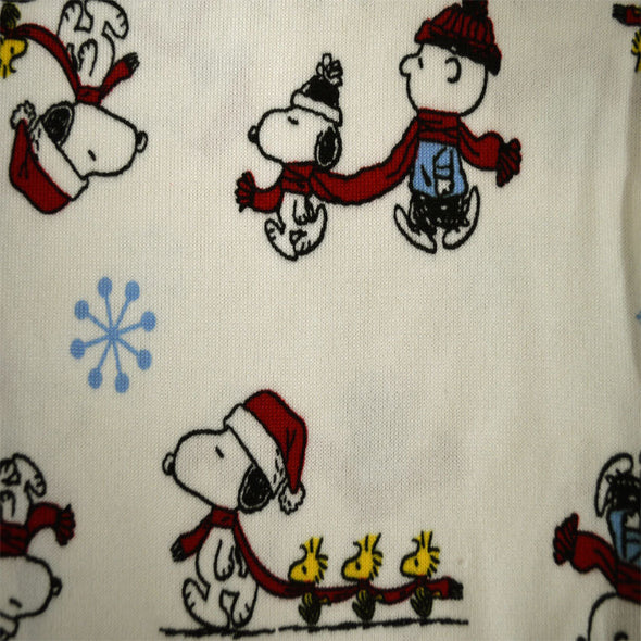 Peanuts Snoopy and Woodstock Warm Holiday Wishes Pajama Set