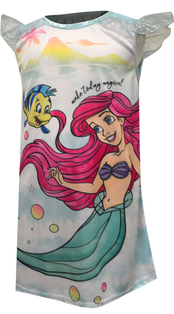 Little Mermaid Ariel Make Today Magical Toddler Nightgown