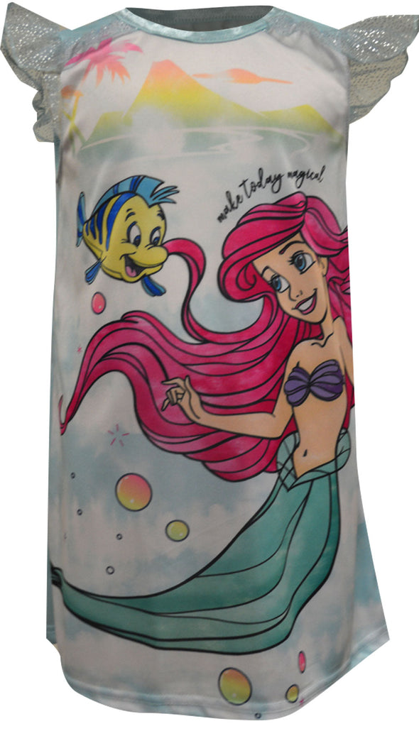 Little Mermaid Ariel Make Today Magical Toddler Nightgown