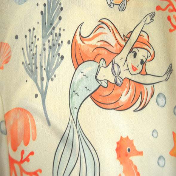 Disney Princess Ariel Little Mermaid Toddler Shortie Pajama