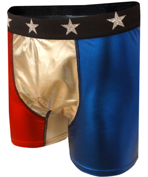American Flag Patriotic Boxer Briefs