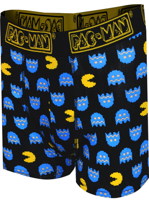 Pacman and Ghosts Black Boxer Briefs