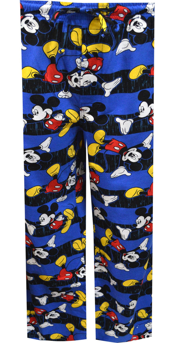 Disney Classic Mickey Mouse Striped Cotton Lounge Pants