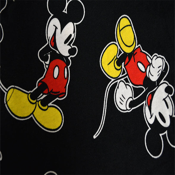 Disney's Mickey Mouse All Over Print Black Cotton Boxer Shorts