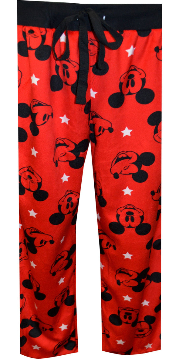 Disney Mickey Mouse Ladies Silky Fleece Plus Size Loungepants
