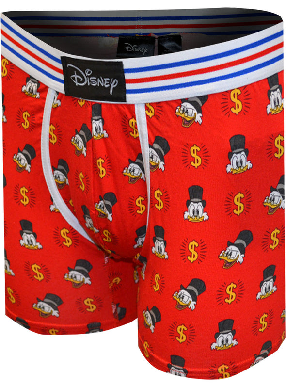 Disney's Scrooge McDuck Red Boxer Briefs Size XL
