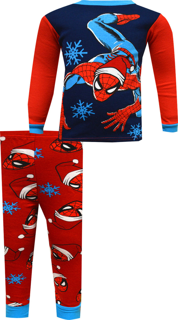 Marvel Comics Spiderman Santa Christmas Cotton Pajama