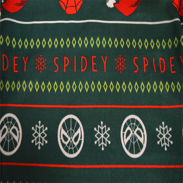 Marvel Comics Spiderman Santa Christmas Fair Isle Pajama