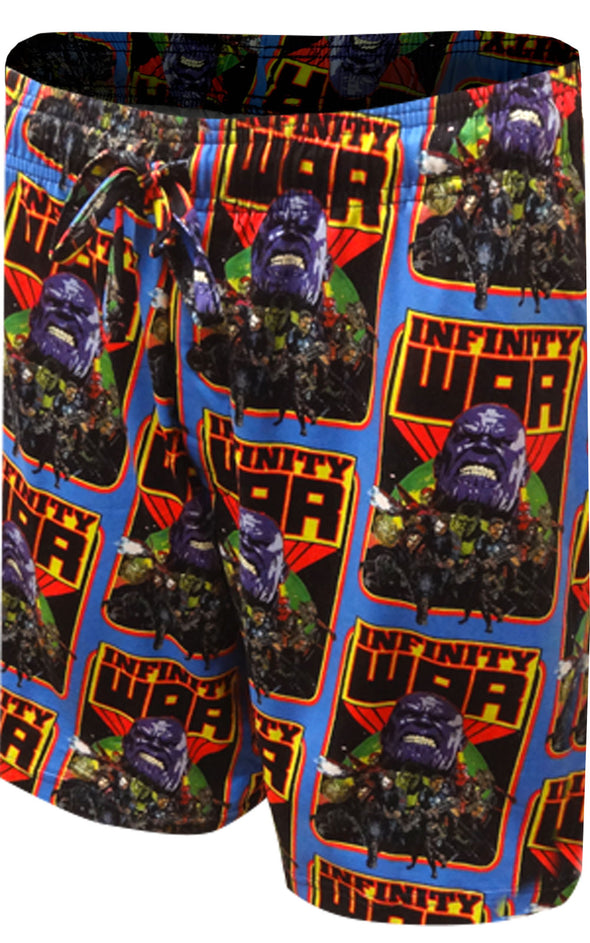 Marvel Comics Infinity War Thanos Lounge Shorts