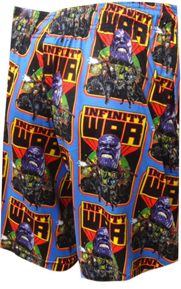 Marvel Comics Infinity War Thanos Lounge Shorts