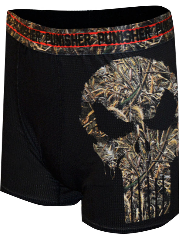 Marvel Comics The Punisher Black and Camo Boxer Brief
