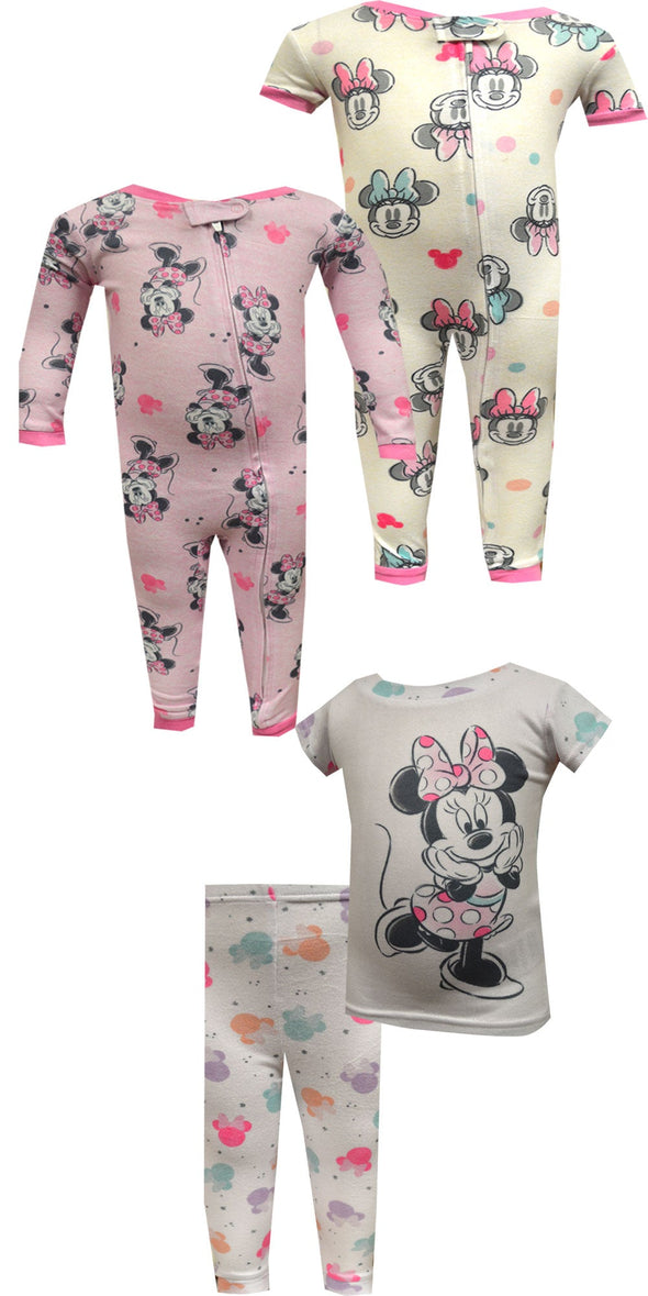 Disney Minnie Mouse 3 Pair Baby Pajama