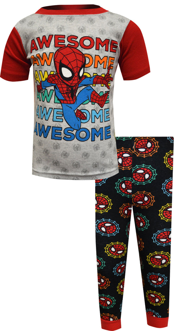 Marvel Comics Spiderman Awesome Spidey Toddler Pajamas