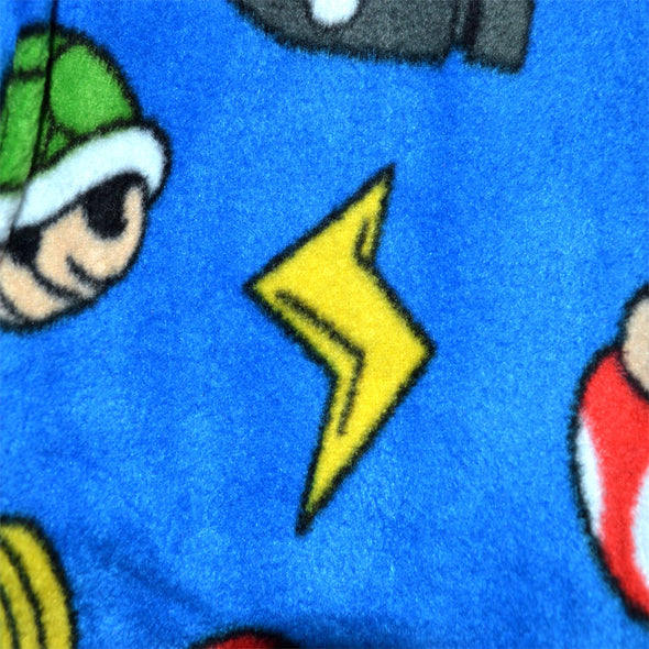 Mariokart Racing Mario and Luigi Cozy Fleece Pajamas