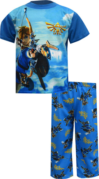 Legend of Zelda Breath of the Wild Link Pajamas – WebUndies.com