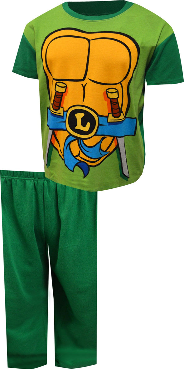Teenage Mutant Ninja Turtle Leonardo Look Alike Guys Pajama