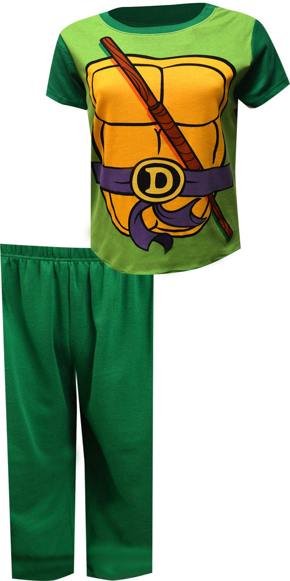 Teenage Mutant Ninja Turtle Donatello Look Alike Ladies Pajama