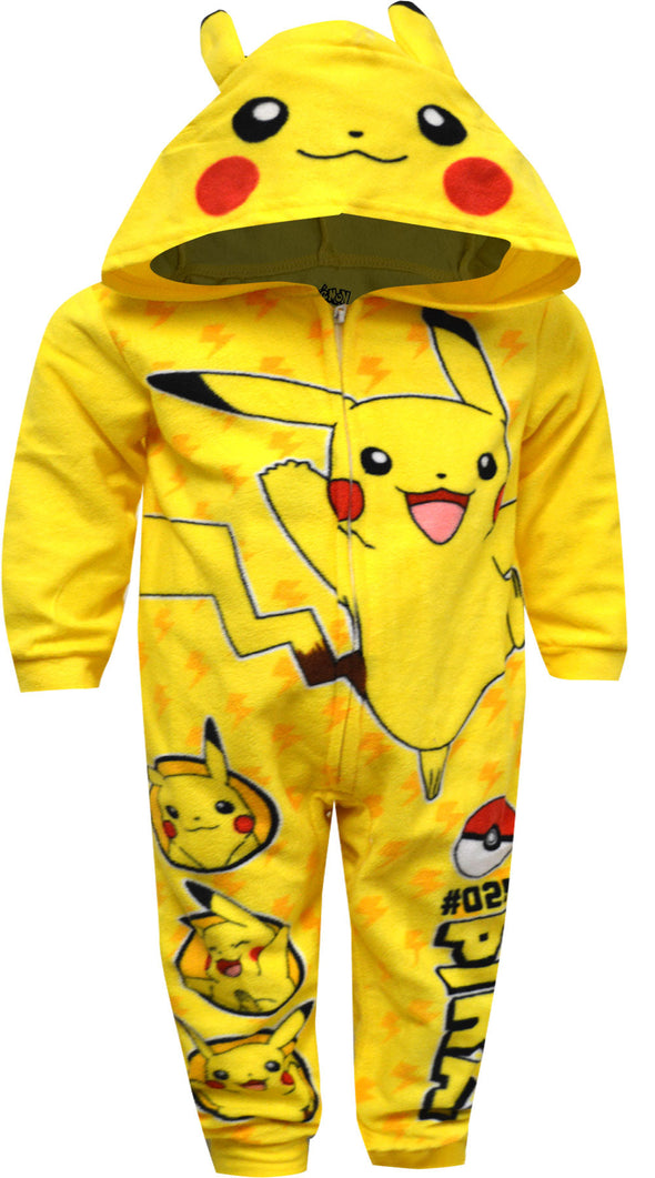 Pokemon Pikachu Blanket Sleeper Pajama with Hood