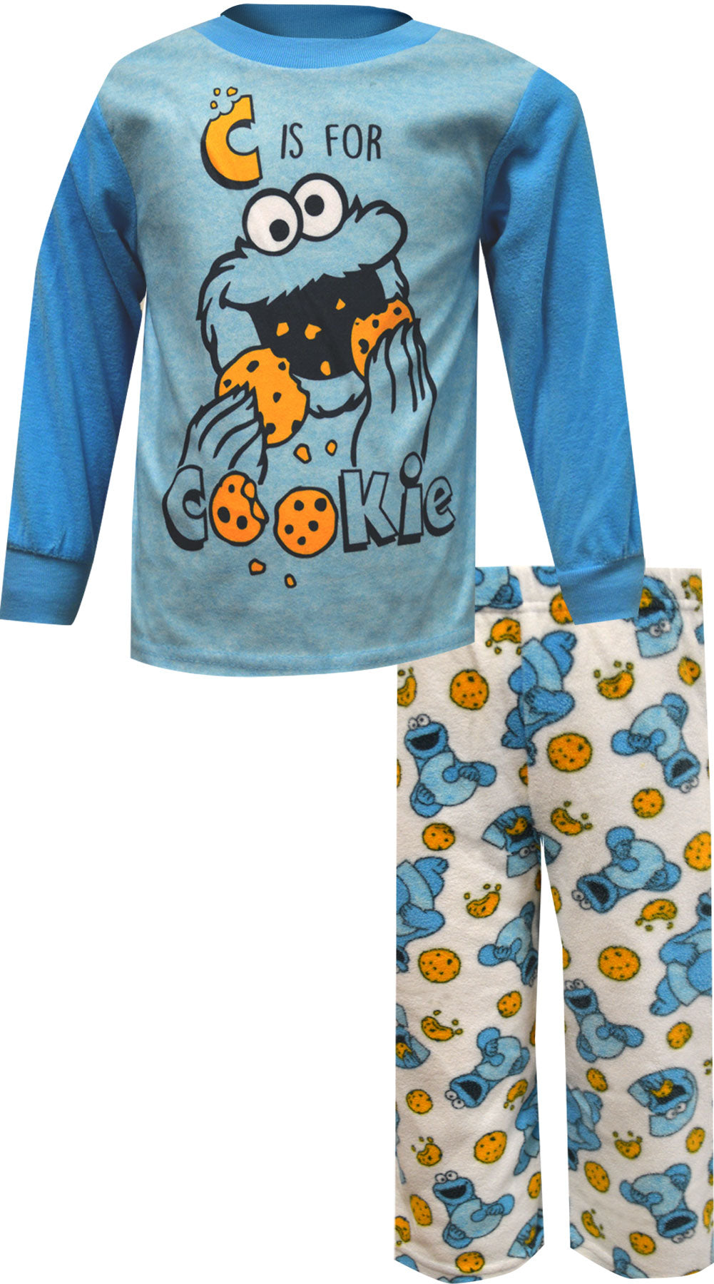 Sesame Street Cookie Monster C is for Cookie Toddler Pajama – WebUndies.com