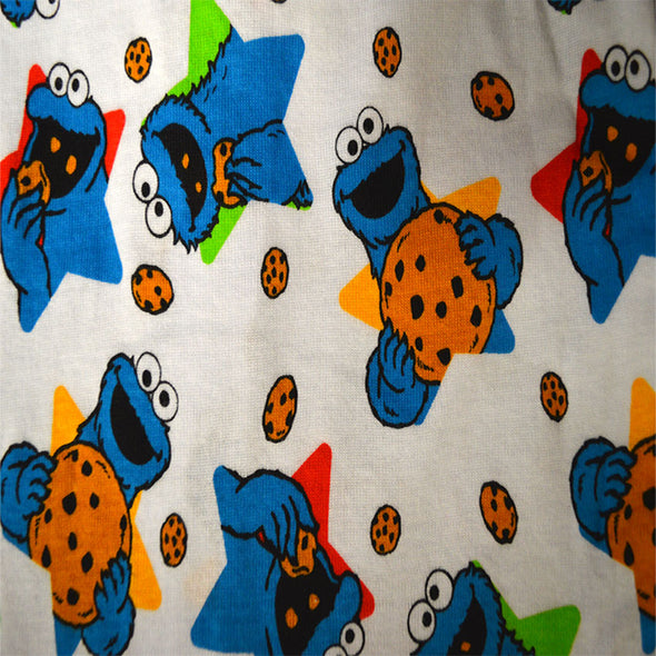 Sesame Street Cookie Monster Cotton Toddler One Piece Pajamas