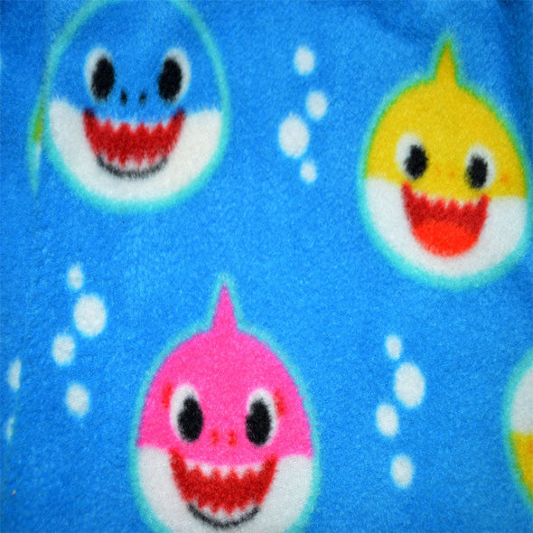 Baby Shark Blue Fleece Fin-Tastic Family Infant Pajamas