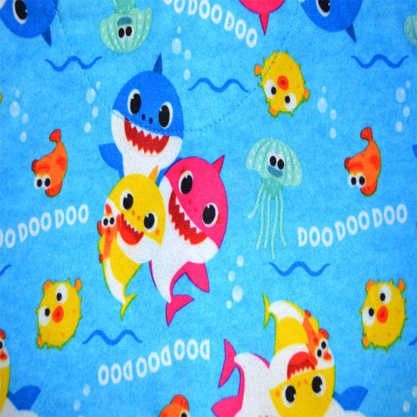 Baby Shark Blue Infant Traditional Flannel Pajama