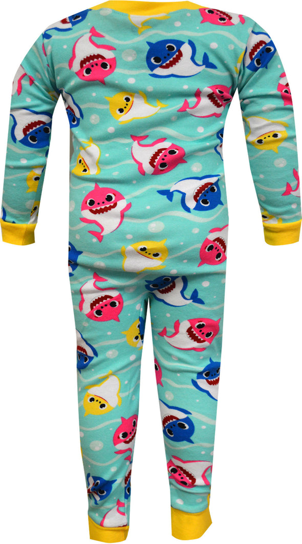 Baby Shark Ocean Vibes Cotton Infant Sleeper One Piece Pajamas